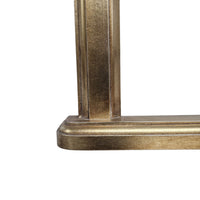Classic antique gold brass overmantle mirror