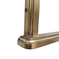 Classic antique gold brass overmantle mirror
