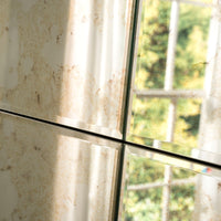 Antique mottled mirror