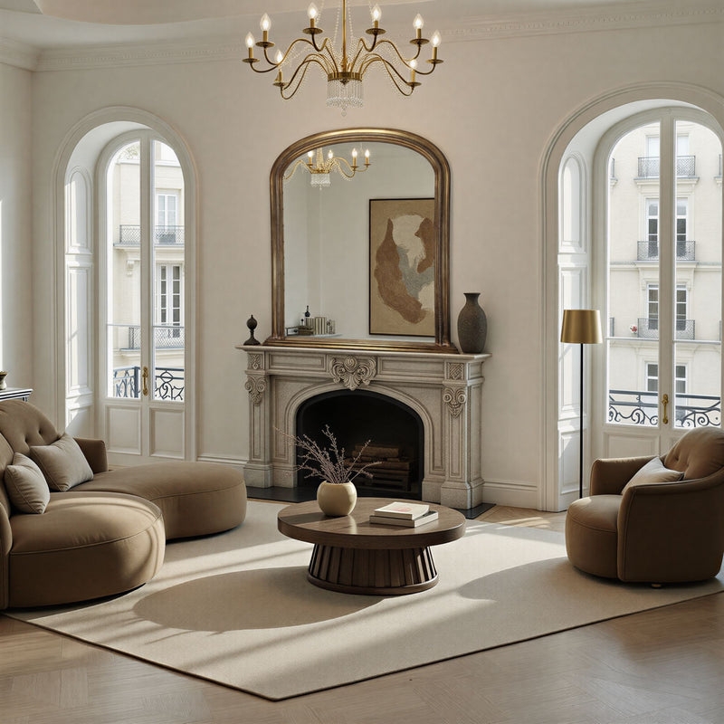 Large-Antique-Gold-arched-mirror