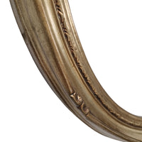 decorative oval gold mirror antique