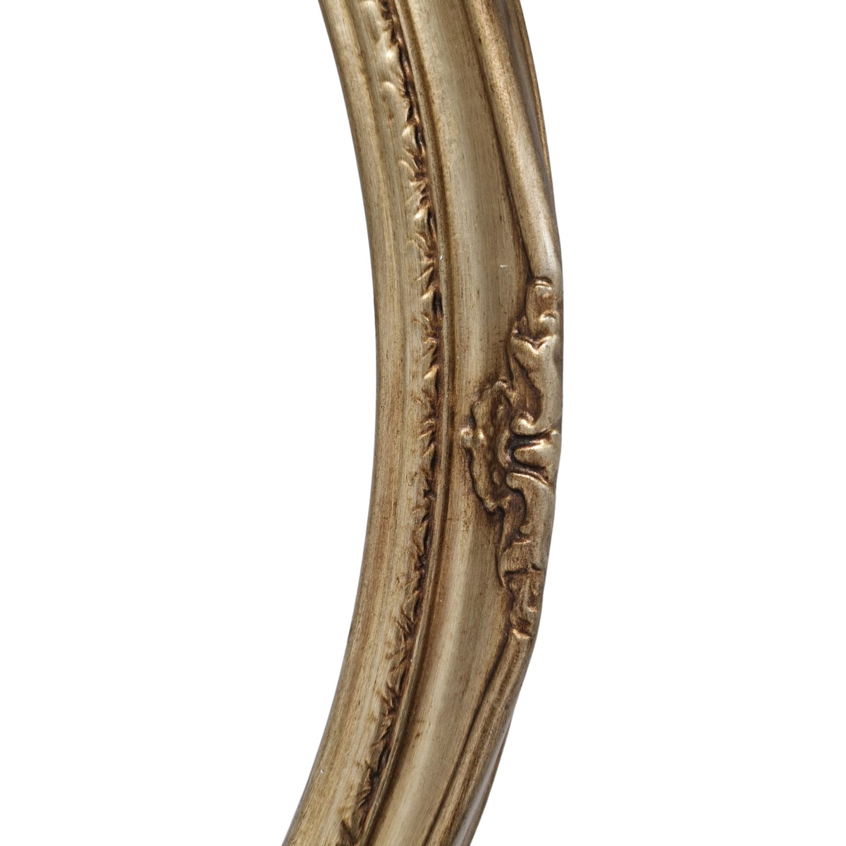 decorative oval gold mirror antique