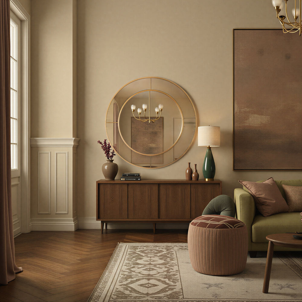 Gold Contemporary Mirror