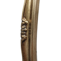 oval gold mirror
