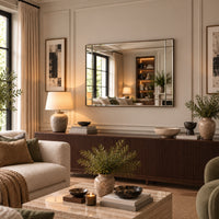 Bronze oxford bevelled wall mirror